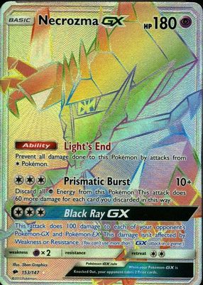 2017 Sun & Moon: Burning Shadows #153/147 Holo (Secret)