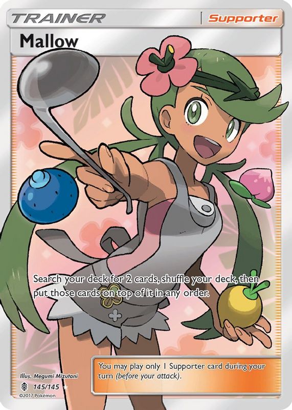 Mallow 2017 Sun & Moon: Guardians Rising #145/145 Holo (Full Art)