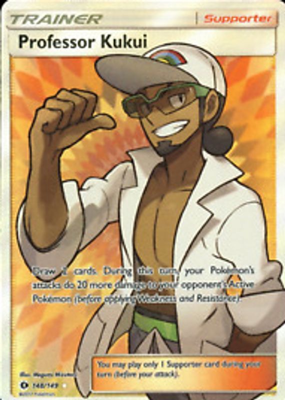 Professor Kukui 2017 Sun & Moon #148/149 Holo (Full Art) SGC 9