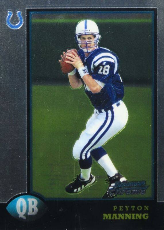 Peyton Manning 1998 Bowman Chrome #1 Base