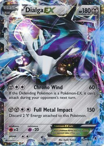 Dialga ex 2014 XY: Phantom Forces #062/119 Holo Price Guide