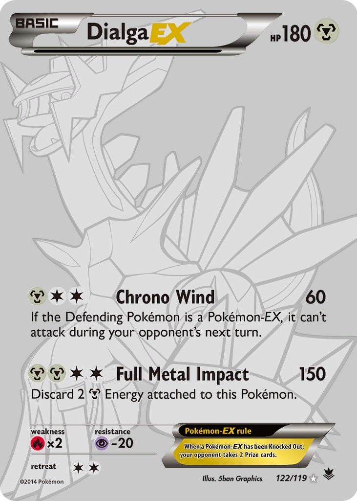 ポケモンカード Dialga EX 122/119 Dialga ex 2014 XY: Phantom Forces #122/119 Holo (Secret) Price