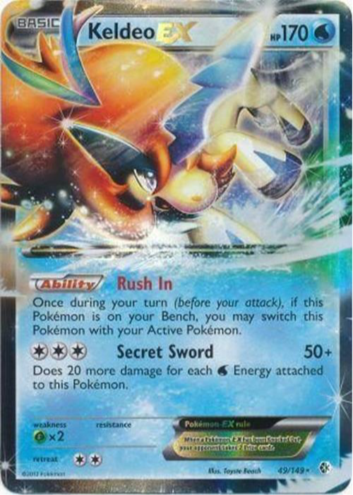 Keldeo ex 2012 Black & White: Boundaries Crossed #049/149