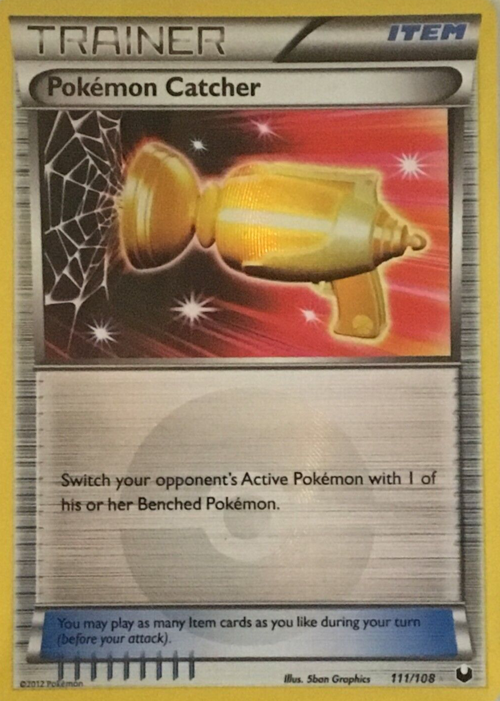 Pokemon Catcher 2012 Black & White: Dark Explorers #111/108 Holo (Secret)  Price Guide - Sports Card Investor
