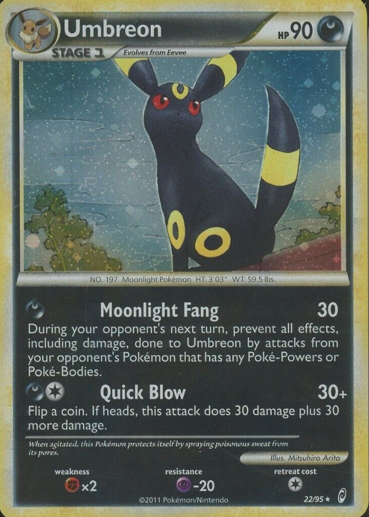Umbreon 2011 Call of Legends #22/95 Holo Price Guide - Sports Card