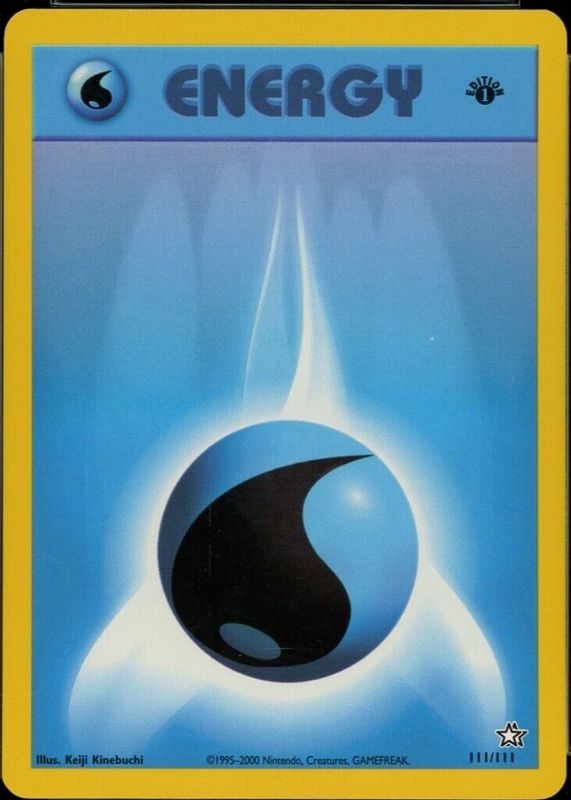 Water Energy 2000 Neo Genesis #111/111 1st Edition SGC 9.5