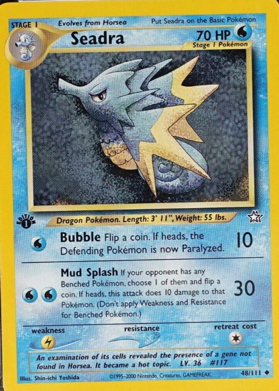 Seadra 2000 Neo Genesis #48/111 1st Edition SGC 9