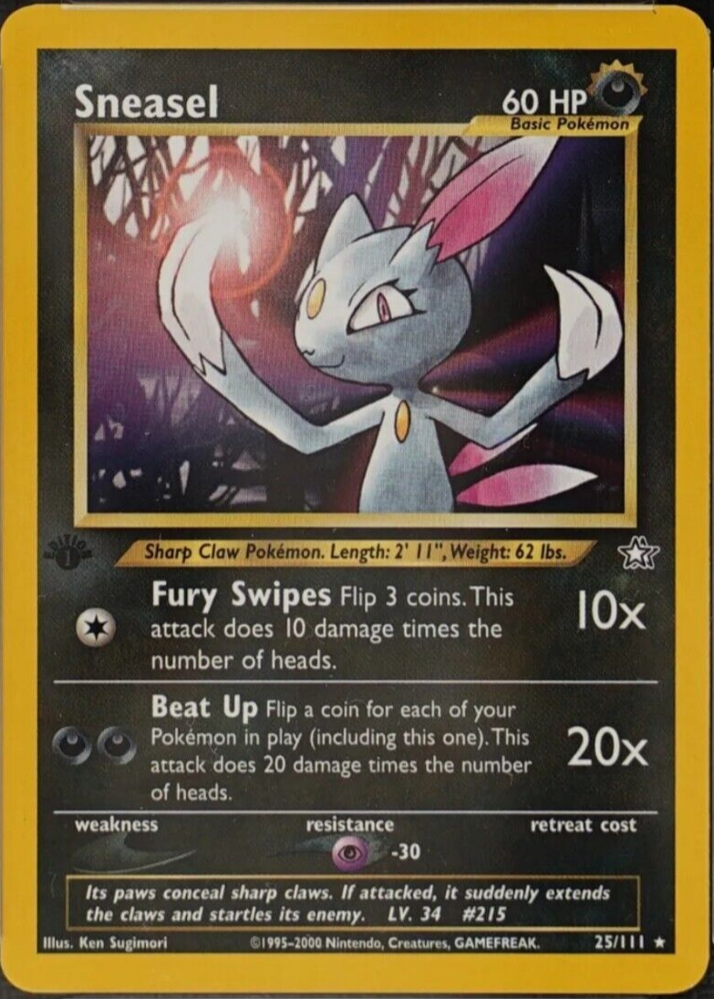 Sneasel Pokemon Cards Price Guide - Sports Card Investor