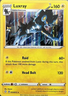 2021 Sword & Shield: Shining Fates #033/072 Holo