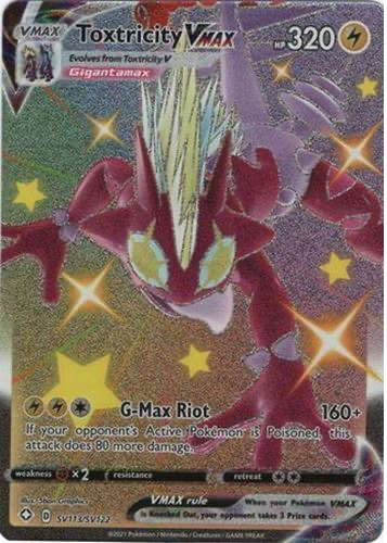 toxtricity vmax pokemon card price Amazon.com: Toxtricity Vmax 071/192 - Ultra Rare main image 0