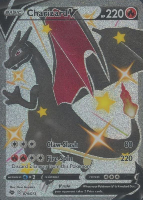 Charizard V 2020 Champion's Path #79/73 Holo (Secret) SGC 10