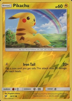 2017 Sun & Moon: Shining Legends #28/73 Reverse Holo