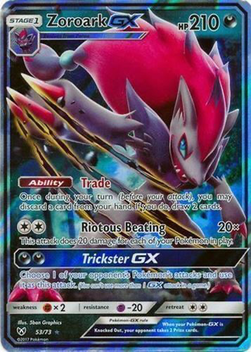 Zoroark GX 2017 Sun & Moon: Shining Legends #53/73 Holo Price
