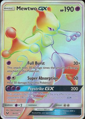 2017 Shining Legends #76/73 Holo (Secret)