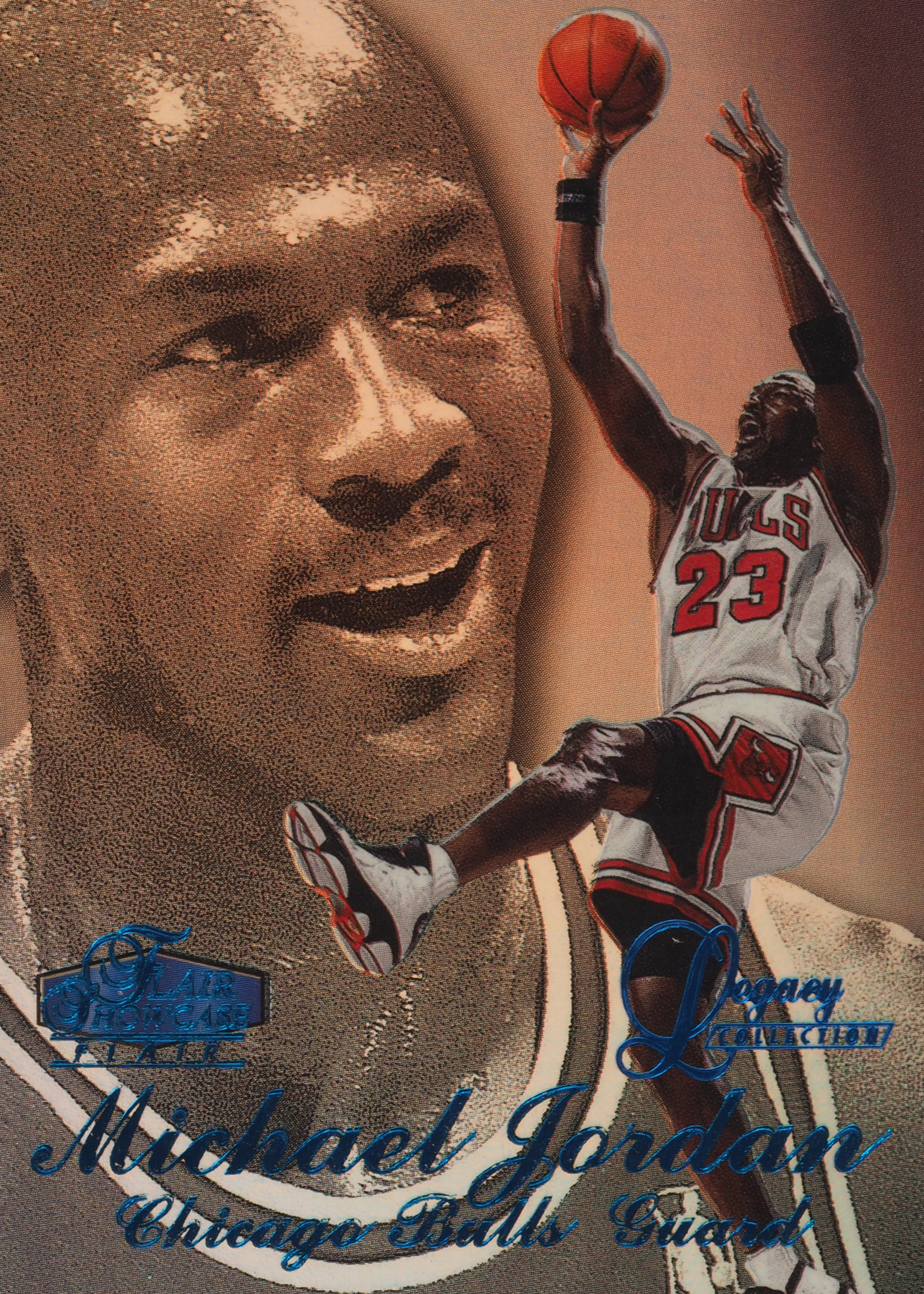 Michael Jordan 1997 Flair Showcase #1 Row 3 - Legacy Collection