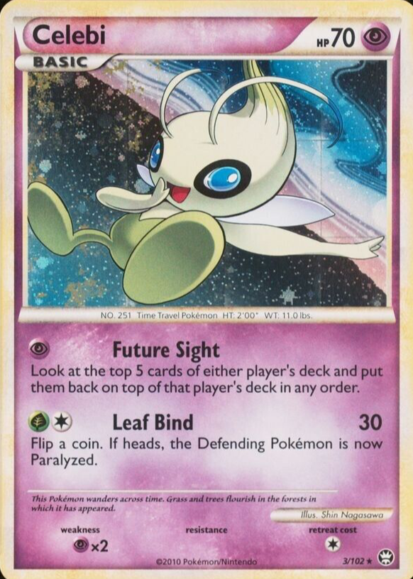 PSA 10 セレビィ 037 キラ LEGEND 頂上大激突 2010年 Celebi