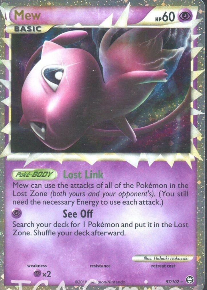 Mew 2010 HeartGold & SoulSilver: Triumphant #097/102 Holo