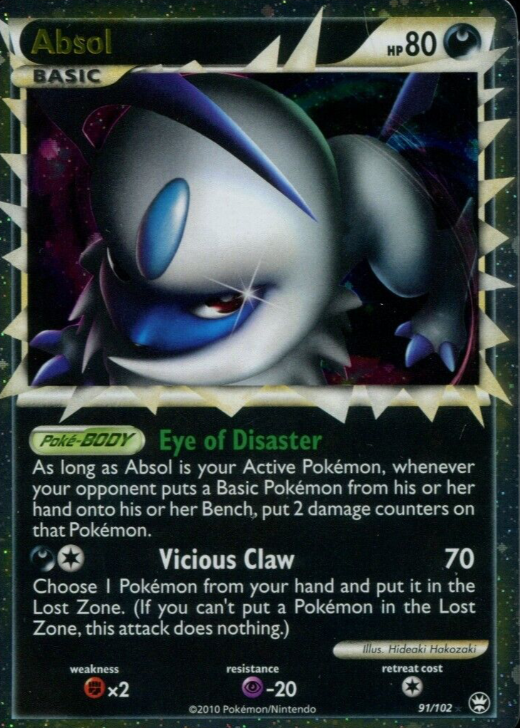 absol pokemon card value 2023 Amazon.com: Official Pokemon TCG Sleeves - Black Bolt & White Flare ETB  Exclusive! (Reshiram/Zekrom Design) [Styles May Vary!] 65 Count - Card  Protectors