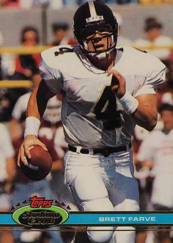 Brett Favre 1991 Stadium Club #94 Base Rookie SGC 10