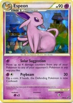 2010 HeartGold & SoulSilver: Undaunted #02/90 Holo (Cracked Ice)