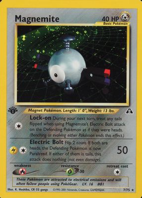 2001 Neo Discovery #7/75 1st Edition Holo