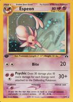 Espeon 2001 Neo Discovery 1 75 1st Edition Holo Price Guide Sports 