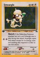 smeargle holographic pokemon card value BGS 9 Holo R Neo Discovery Square Cut holofoil pattern or surface detail) Pokemon Trading Card Game 080/094