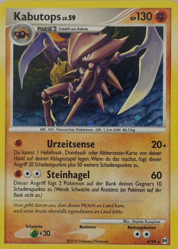 Kabutops 2009 Platinum: Arceus #04/99 Holo PSA 10