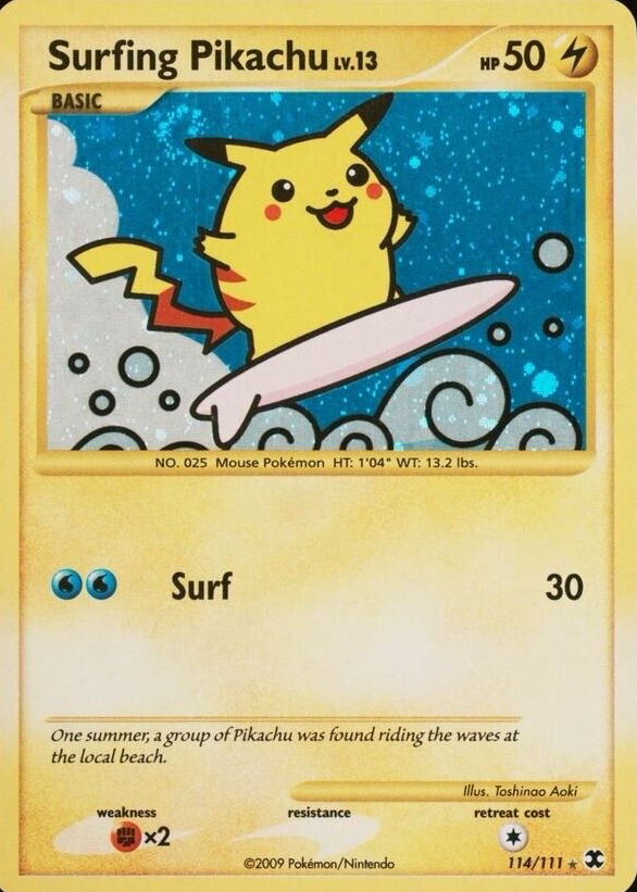 Surfing Pikachu Pokemon Cards Price Guide - Sports Card Investor