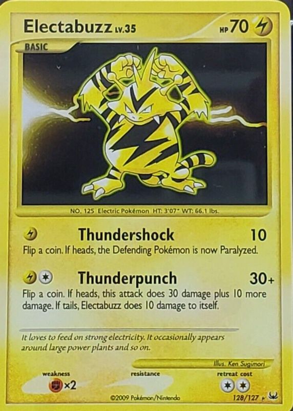 Electabuzz 2009 Platinum #128/127 Holo (Secret) PSA 10