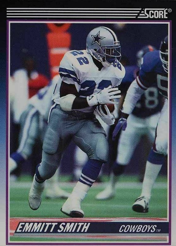 Emmitt Smith 1990 Score Supplemental #101T Base Rookie SGC 9.5