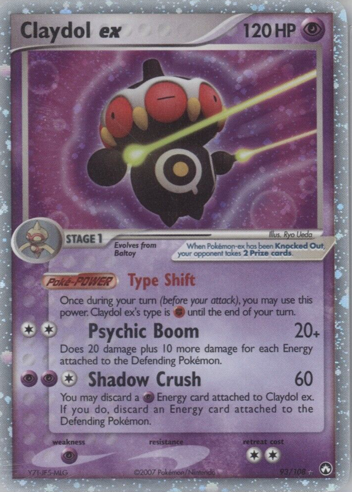 2007年製 Claydol ex - Holo Gem Mint 10 Claydol ex 2007 EX: Power Keepers #093/108 Holo Price Guide