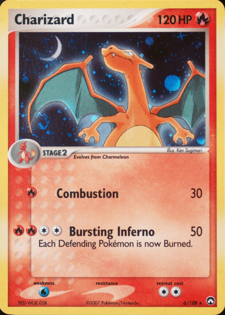 Charizard 2007 EX: Power Keepers #006/108 Holo Price Guide - Sports Card  Investor