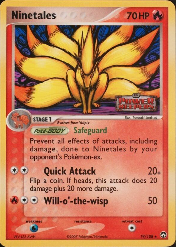 Ninetales 2007 EX: Power Keepers #019/108 Reverse Holo Price Guide