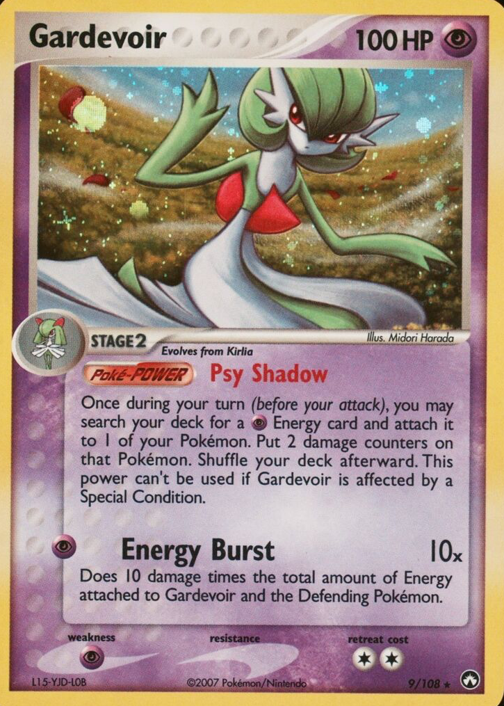 Gardevoir 2007 EX: Power Keepers #009/108 Holo Price Guide