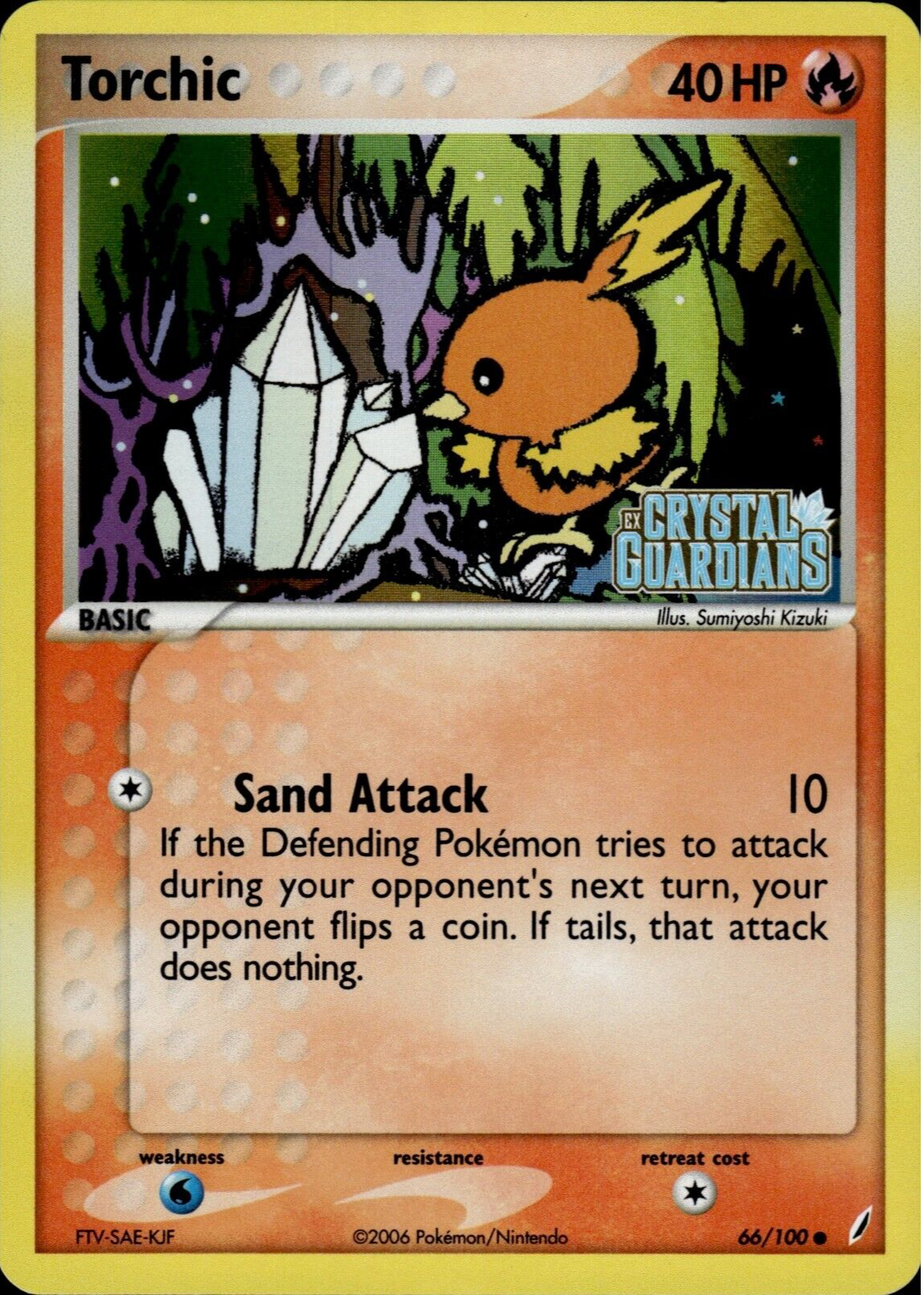 Torchic 2006 EX: Crystal Guardians #066/100 Reverse Holo Price