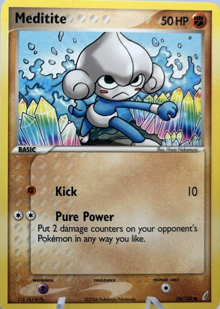 meditite pokemon card value Ace 9 - Meditite #153 main image 0
