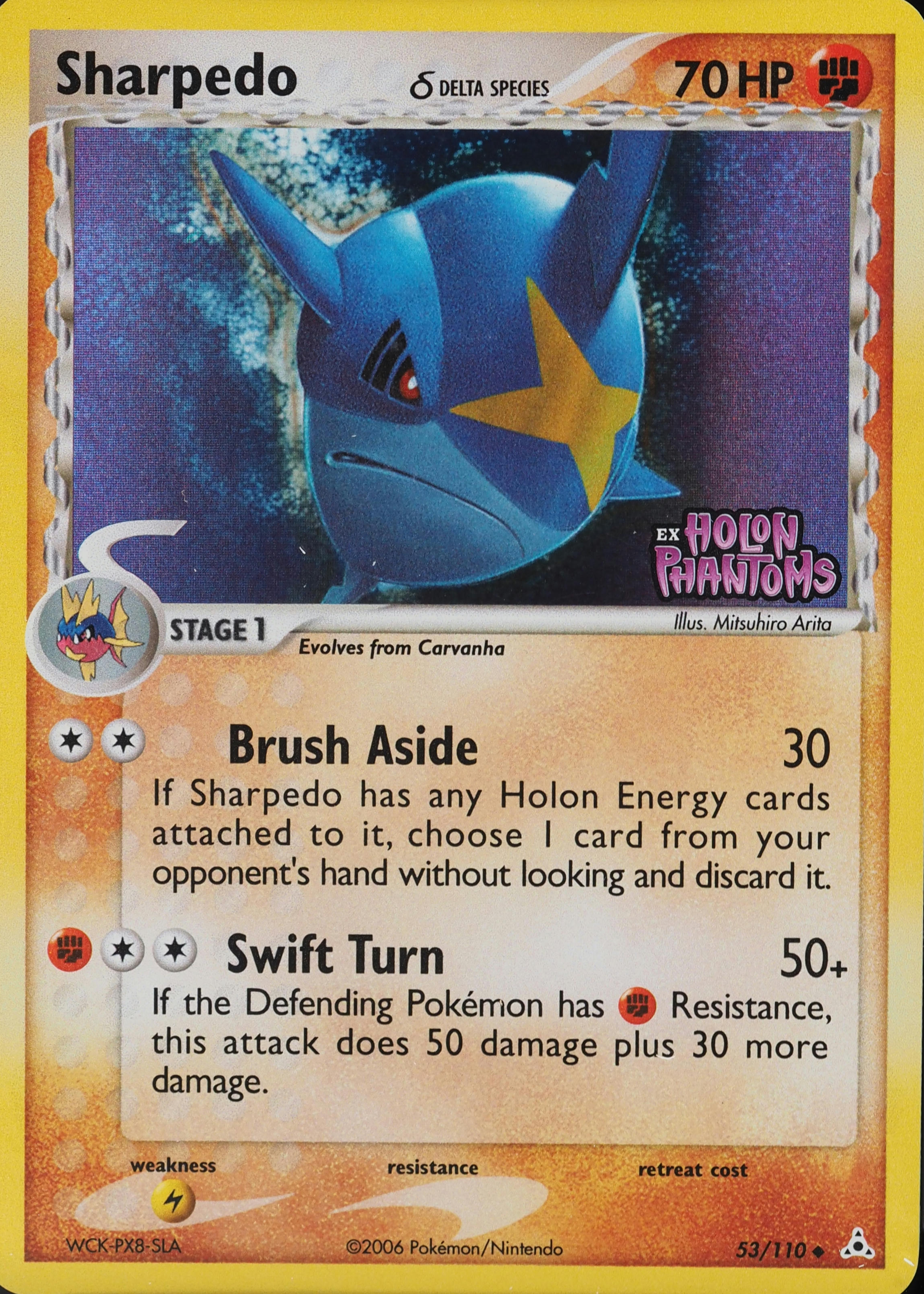 sharpedo pokemon card value - Diamond & Pearl - Secret Wonders - Water Colorless Taunt Switch 1 of your opponents Benched Pokémon with their Active Pokémon Mega Sharpedo ex #113 Prices