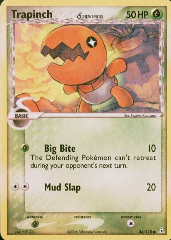 Trapinch 2006 EX: Holon Phantoms #084/110 Base Price Guide
