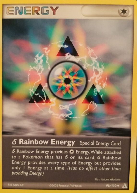 Rainbow Energy 2006 EX: Holon Phantoms #098/110 Base PSA 10