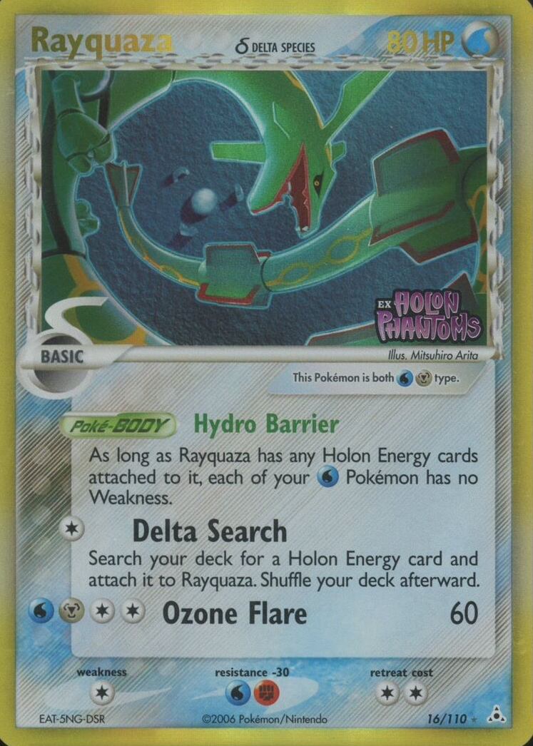Unlimited Rayquaza δ ★ EX Holon Phantoms Rayquaza [Reverse Holo] #26 Prices | Pokemon Holon Phantoms