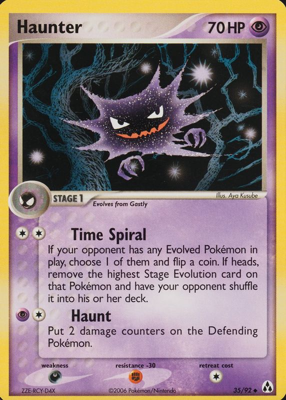 Haunter 2006 EX: Legend Maker #35/92 Base RAW TCG (NEAR MINT)