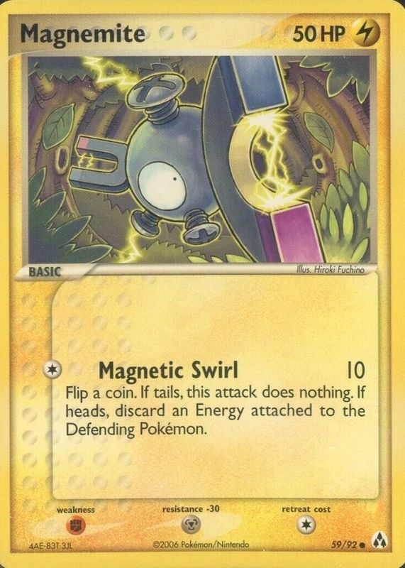 Magnemite 2006 EX: Legend Maker #59/92 Base RAW TCG (NEAR MINT)