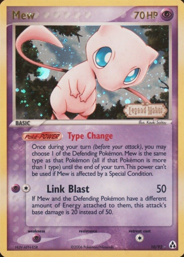 mew.reo Mew 10/92 Legend Maker Reverse Holo for sale online | eBay