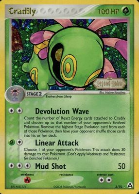 2006 EX: Legend Maker #03/92 Reverse Holo