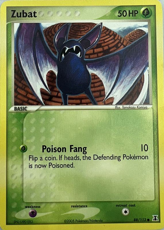 Zubat 2005 EX: Delta Species #088/113 Base RAW TCG (NEAR MINT)