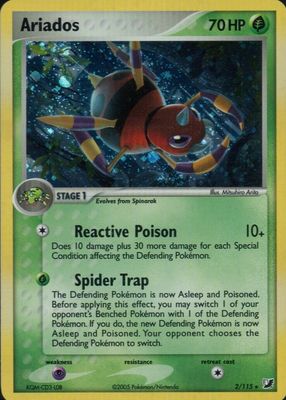 2005 EX: Unseen Forces #002/115 Holo