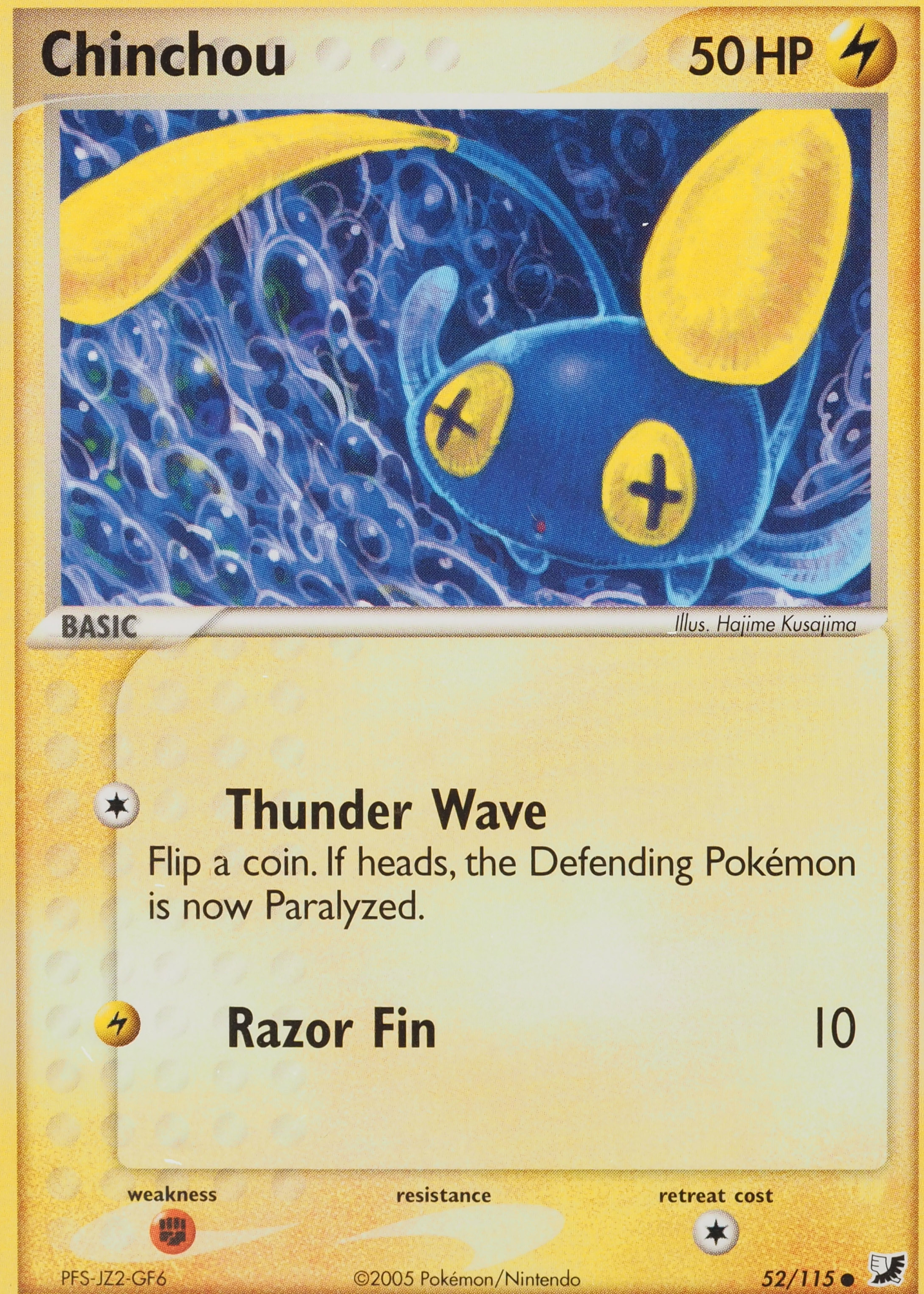 basic chinchou pokemon card value 051/195 Common Silver Tempest Single Description coming soon... Chinchou Cards | Dex -