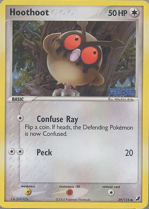 hoothoot pokemon card value Amazon.com: Hoothoot - 165/236 - Common