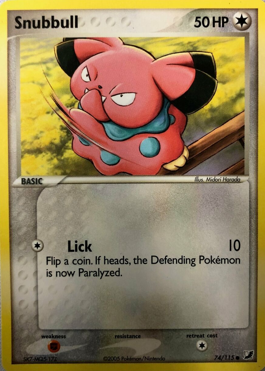 snubbull pokemon card value - (68/124) - XY Fates Collide Pokmon Hit Points80 HP Form Snubbull 115/264 - SWSH08 Fusion